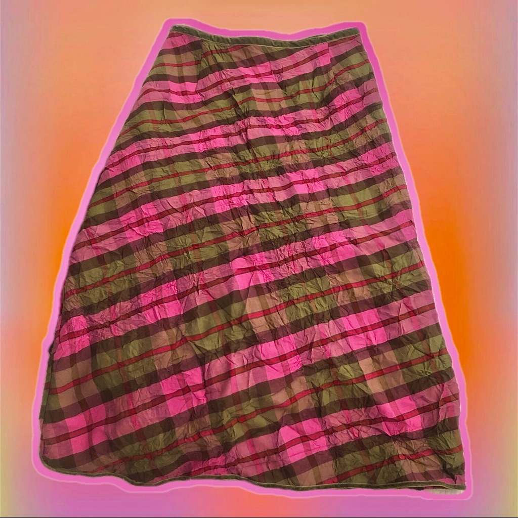 Groovy Plaid Skirt